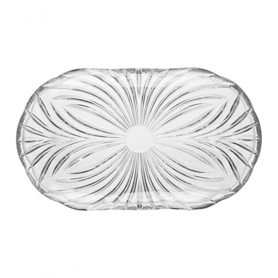 Bandeja 23,8x14cm De Cristal Ecológico Alberta  